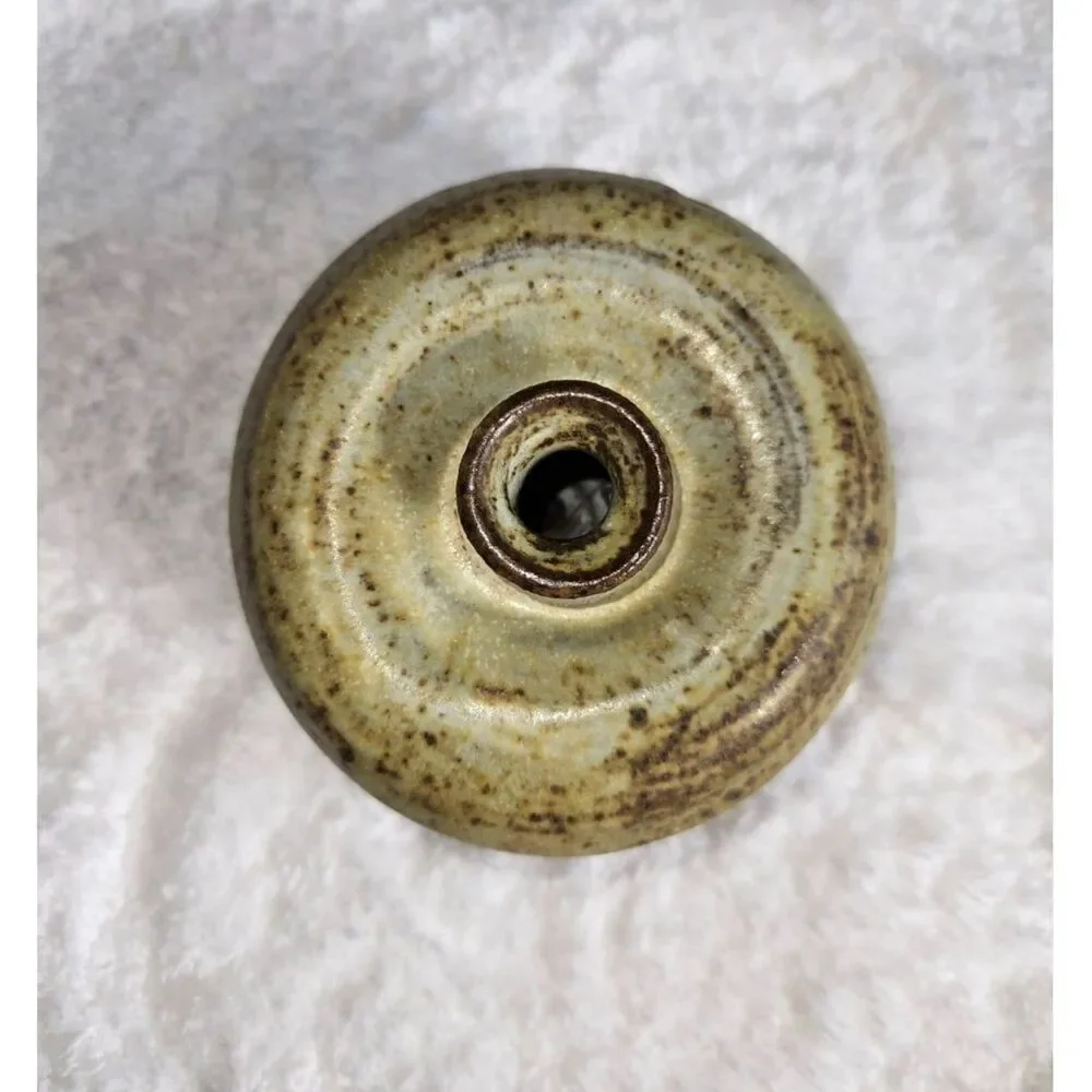 Handcrafted Ceramic Squat Vase 